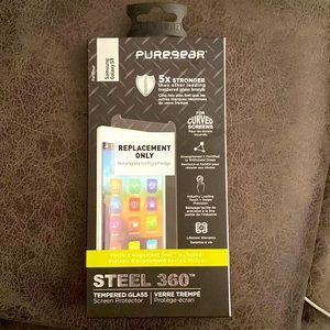 Pure.gear steel 360 tempered glass screen protector.